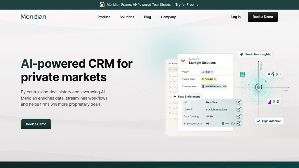 Edda homepage showing investor intelligence and portfolio workflow interface